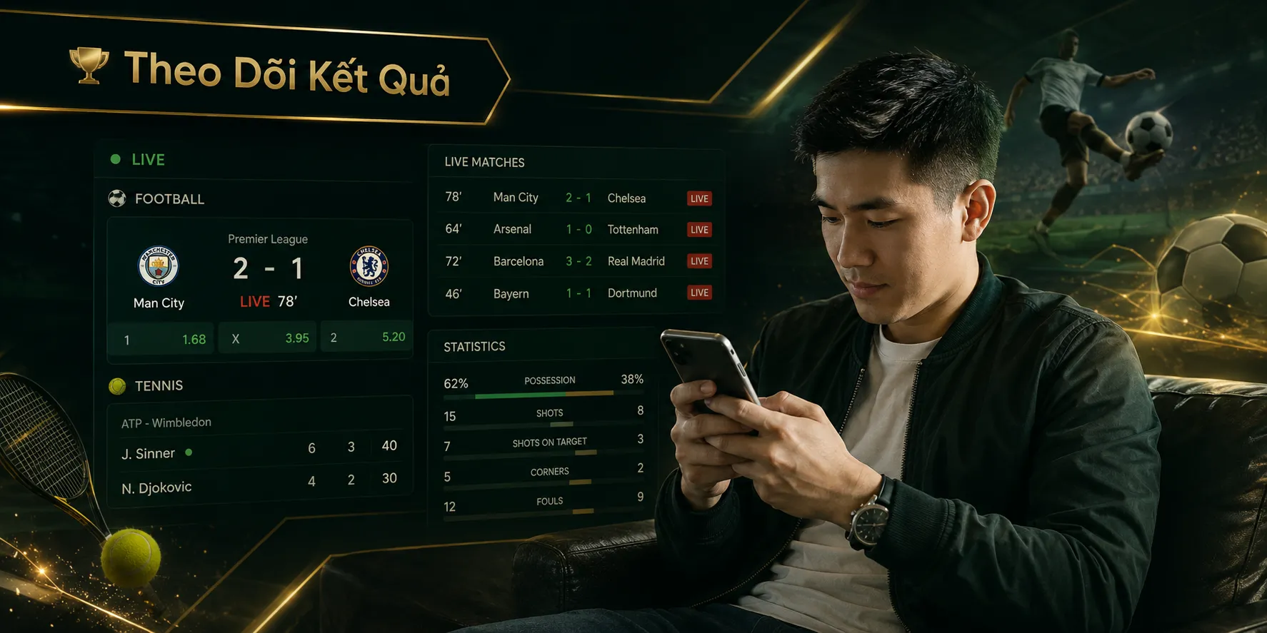 Theo dõi kết quả cược