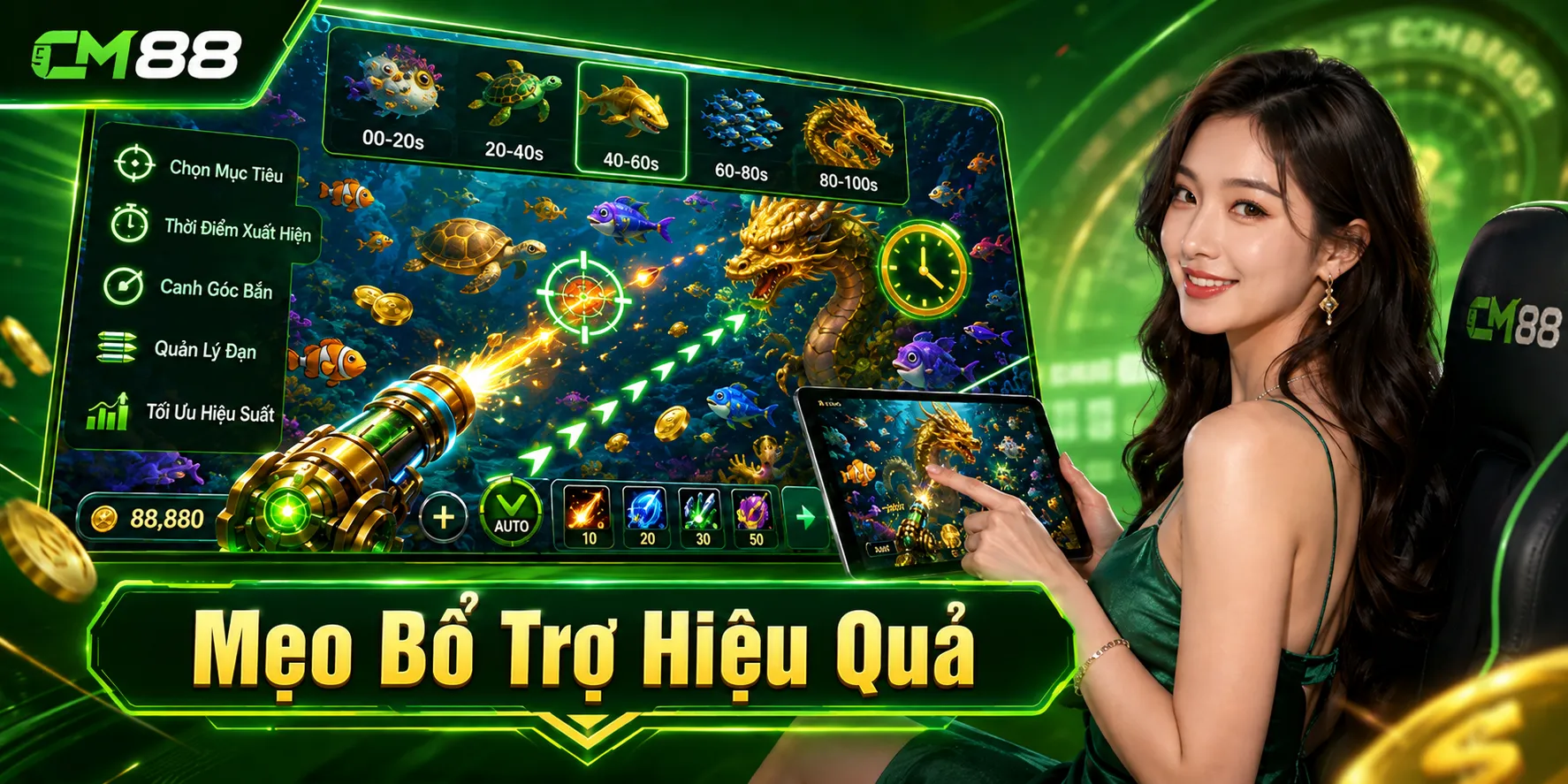 Mẹo bổ trợ giúp Chiến Thuật Bắn Cá phát huy hiệu quả