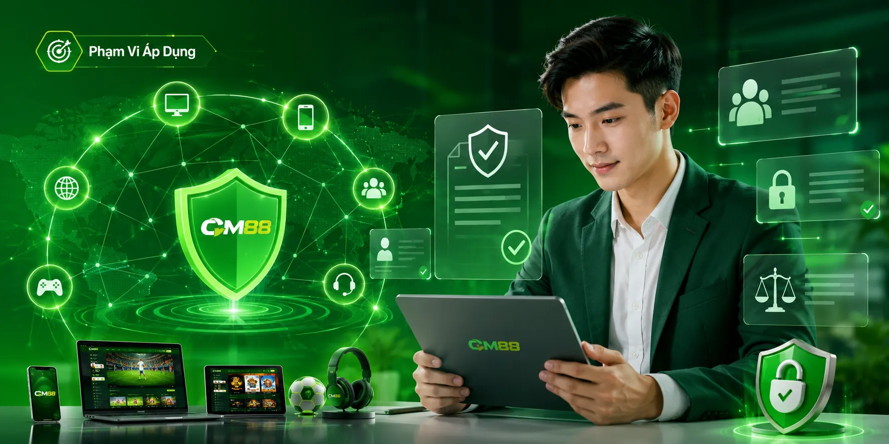 Phạm vi áp dụng Chính Sách Bảo Mật CM88