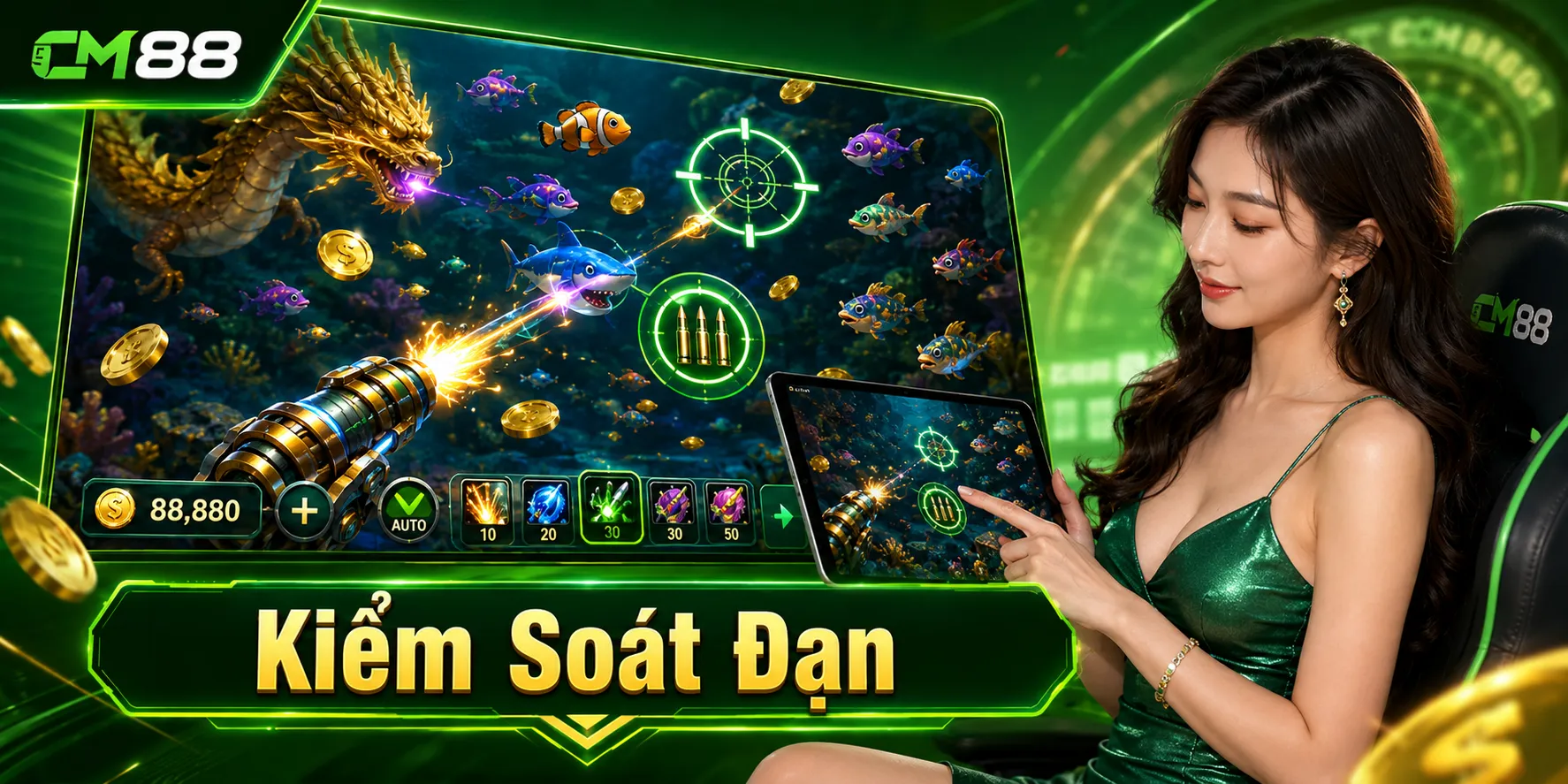 Chiến Thuật Bắn Cá tập trung vào kiểm soát đạn